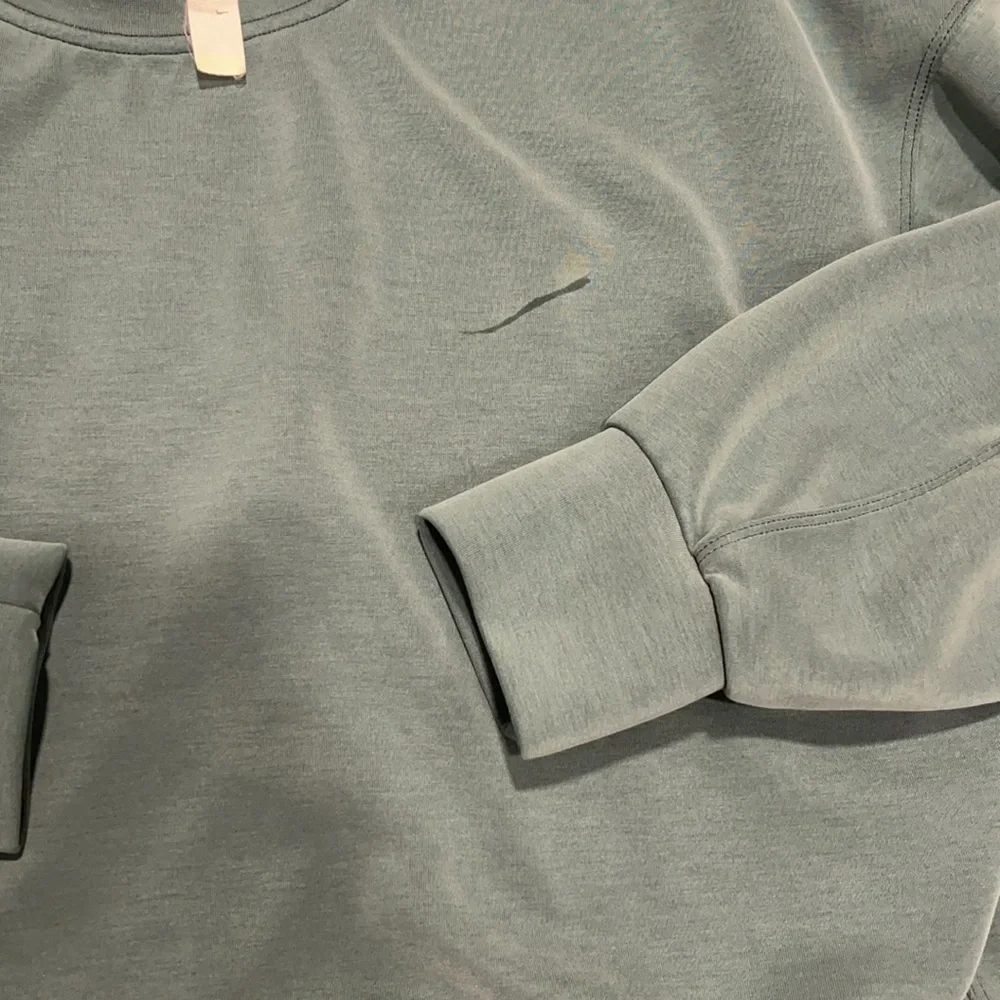 Lululemon Perfectly Oversized Cropped Crew *Softstreme Tidewater Teal size 6